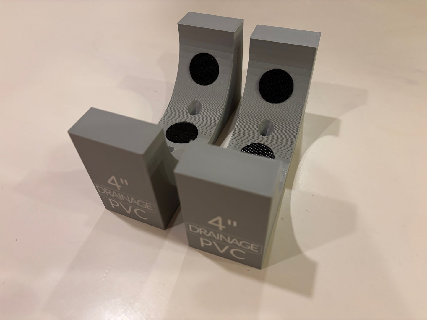 Pipe Jig for 3, 4, or 6 Inch PVC DRAINAGE Pipes (Pair)