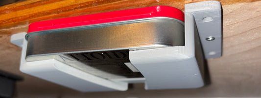 Under-Desk Holder for Altoid Mint Tins